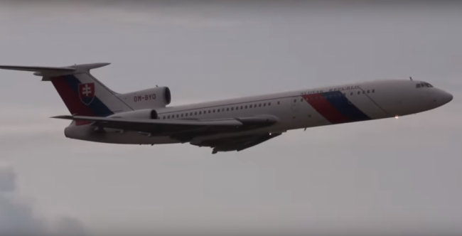 Ту-154 в Словакии